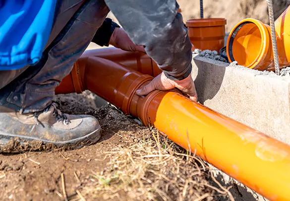 Drain Sewer Line Repair in Uxbridge, Ontario